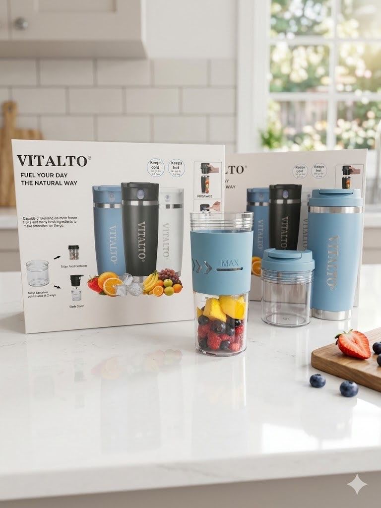 Vitalto Blue Portable Blender